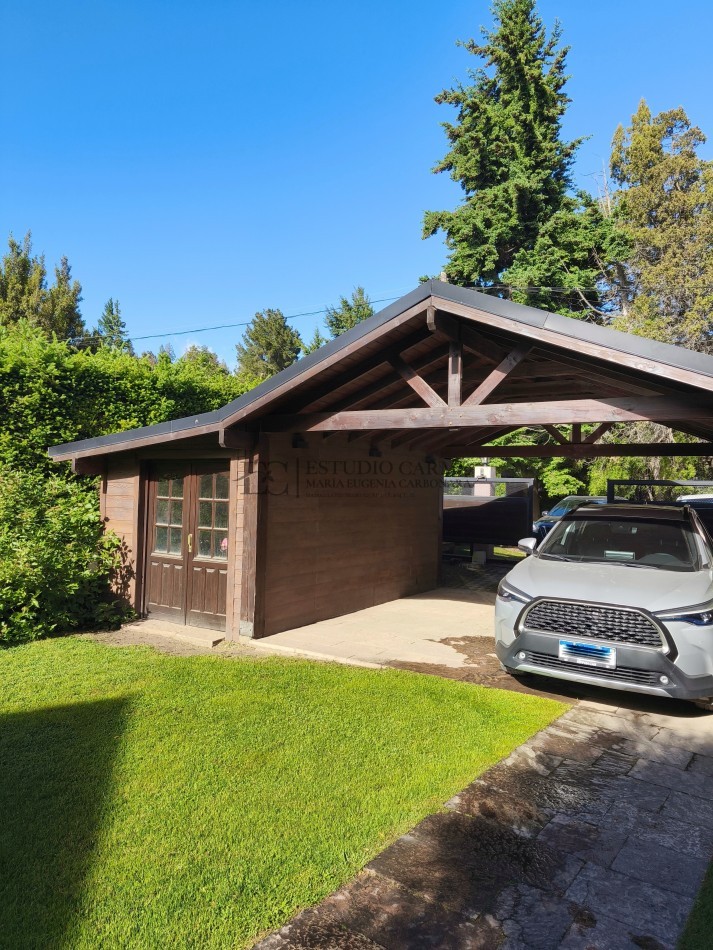 Casa + depto anexo en Barrio La Cascada de Bariloche. Alt. Bustillo Km 6 ideal vivienda y renta turistica venta inversion taller