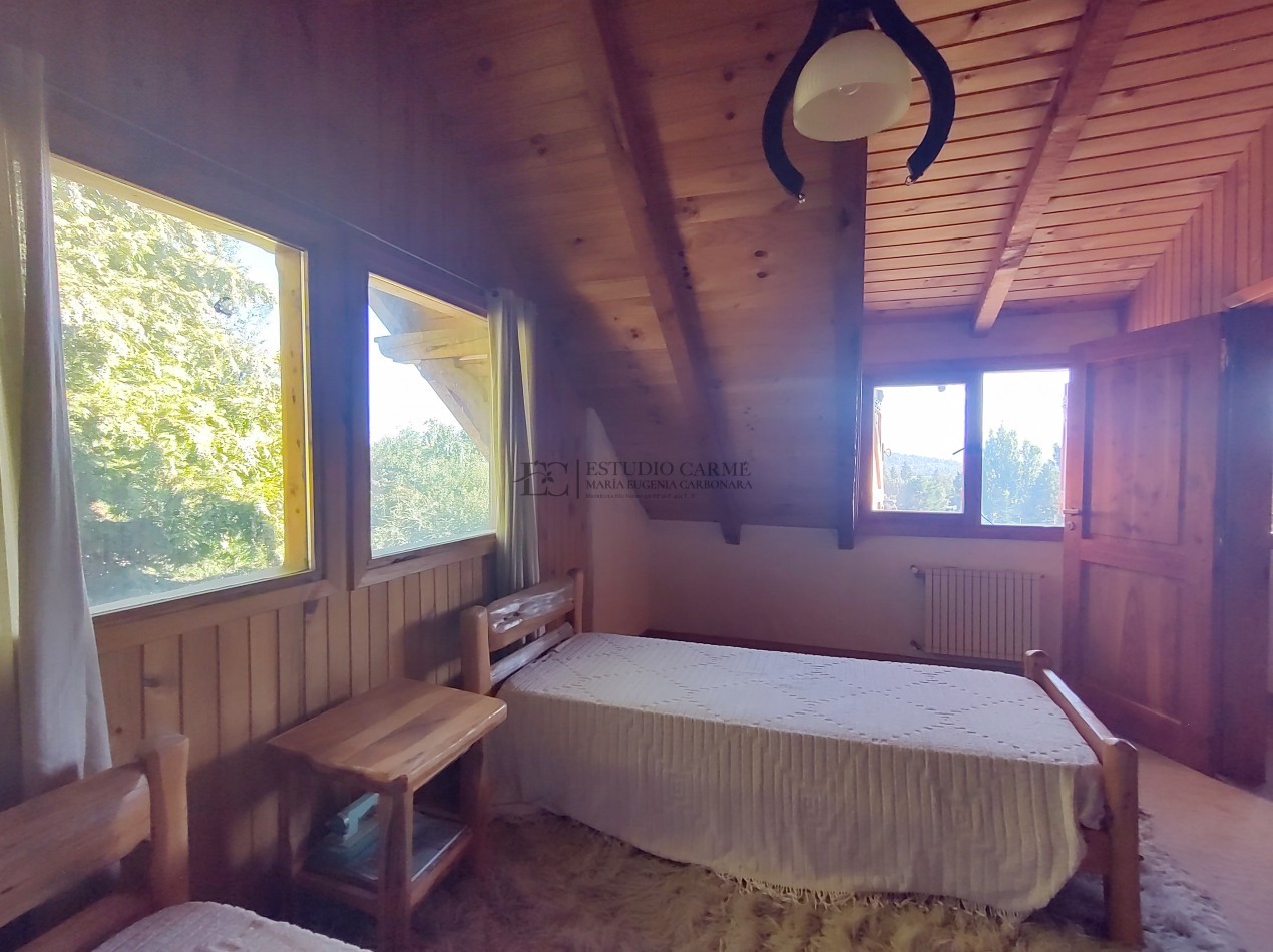Vista al lago en San Ignacio del Cerro, casa en venta en Bariloche amoblada 