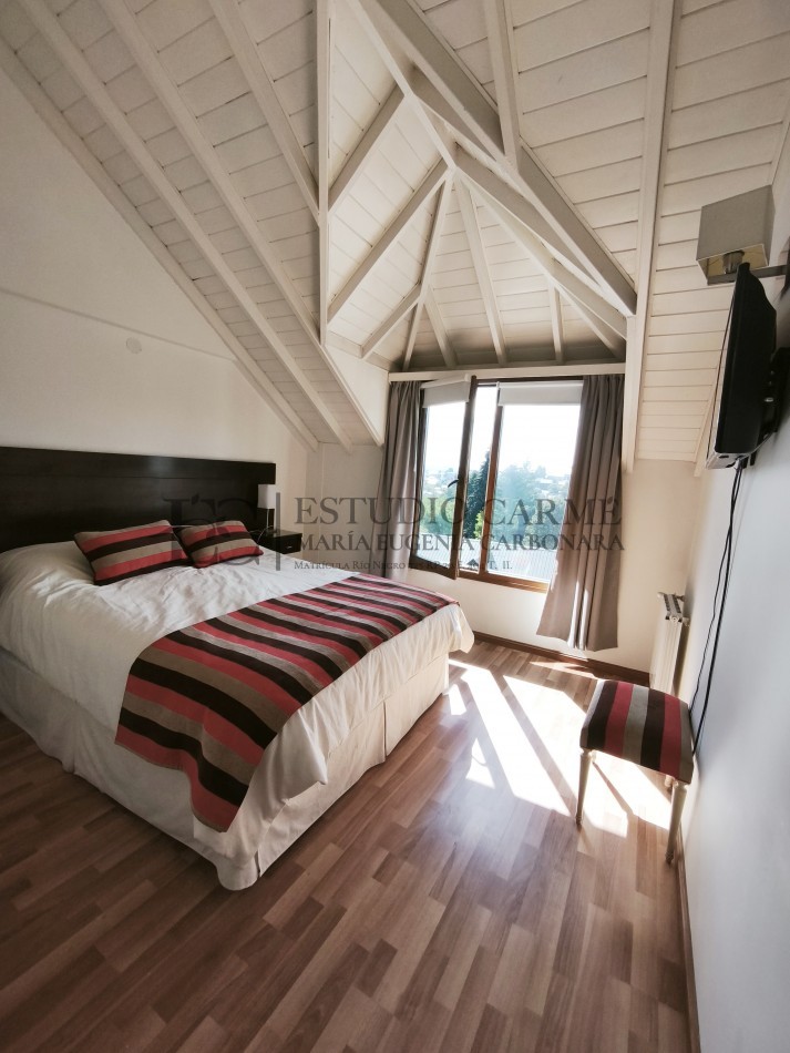 Duplex 3 amb 1 suite vista al lago cochera y baulera en Bo. Belgrano, Bariloche en venta ideal renta turistica 