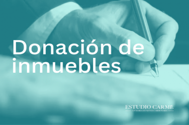 Donaciones de inmuebles: sus ventajas.